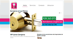 Desktop Screenshot of cerrajerosenlaspalmas.com